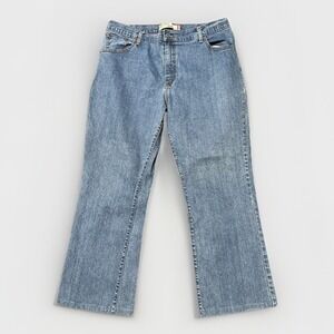 Levi's 550‎ Jeans Women's 18 Short Relaxed Boot Cut Stretch Denim